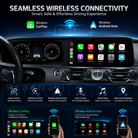 Autoradio Android 14 avec écran HD et navigation pour Jaguar XJ XJL 2011-2018, lecteur multimédia, CarPlay sans fil, GPS