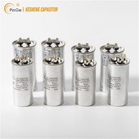Condensateur de climatisation KS PinGe Fabricant chinois Condensateur AC de haute qualité 45uf 450v Rond Cbb65 Condensateur à double course