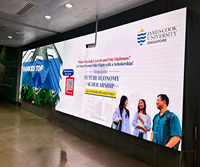 Layar Video Wall LCD Indoor OEM Komersial 46/49/55/65 Inci dengan SDK, Panel Grade A+ 1 Tahun Garansi untuk Ruang Konferensi dan Retail