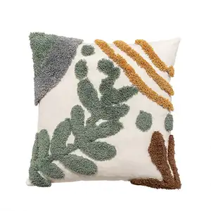 Innermor Tufted Satin Pillowcase Handicrafts Bohemian Decor Modern Channel Throw Pillow Cushion Covers