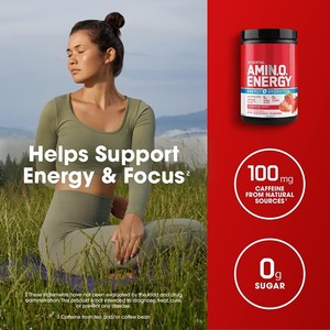 Suplemento <span class=keywords><strong>Pre</strong></span>-Entrenamiento para Adultos Más Vendido, Polvo de Aminoácidos con Cafeína para Energía + Recuperación de Aminoácidos + Reposición de Electrolitos - Product Image 3