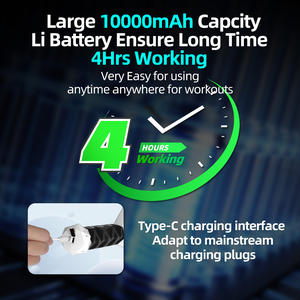 Palo de percusión rodante eléctrico, masajeador de rodillos para pies, bola interior, moldeador de cuerpo, estrés, Fitness, producto de masaje de salud - Product Image 5