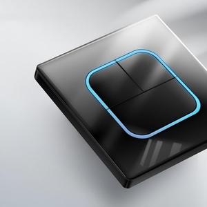Interruptor de Pared de Vidrio Templado Moderno, Control Táctil, Z-Wave, 4 Canales, 4 Vías, IP20, Rojo, Aplicación Smart Life, Wi-Fi, Grupo YuHe, 10A, 230V - Product Image 3
