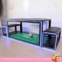 Jeu de football pour enfants en métal certifié CE ZDYS - Anglais, 2 joueurs, usage commercial en intérieur