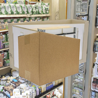 Bolsas de supermercado grandes, biodegradables, corrugadas, personalizadas al por mayor, de alta calidad, con estampado y forro de esponja para asa de marca