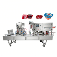 Machine de remplissage et de scellage de gobelets haute vitesse pour capsules de café K-cup, machine d'emballage de pouding et de gelée