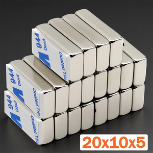 Imán de Neodimio Cuadrado Rectangular Personalizado, Materiales Magnéticos Industriales, 20X10X5mm N35-N52, Bloques Magnéticos Cuadrados de Neodimio Fuertes - Product Image 2