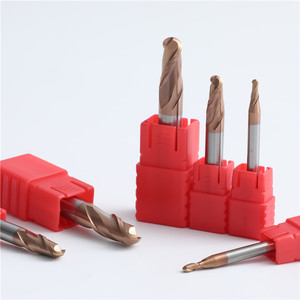Commercio all'ingrosso personalizzato a buon mercato Hrc55 macchina di fresatura strumenti di fresatura a sfera naso carburo solido estremità del mulino punte di estremità 6mm 8mm 10mm 12 <span class=keywords><strong>mm</strong></span> - Product Image 3
