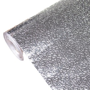 Aluminum Foil <b>Paper</b> 0.3m x 5m Orange Peel Texture Self Adhesive Moisture Proof Kitchen Cabinet Mat Drawer Liner - Product Image 5