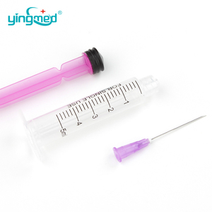 Seringues <span class=keywords><strong>Luer</strong></span> <span class=keywords><strong>Lock</strong></span> stériles en plastique jetables à usage unique médicales d'emballage individuel avec aiguille - Product Image 5