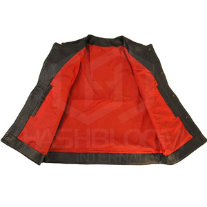 Gilet en cuir décontracté unisexe respirant hiver Style Logo personnalisé vêtements d'extérieur prix de gros mode Streetwear - Product Image 6
