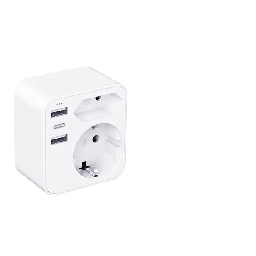 Hot Selling Europa nach USA Travel Plug Socket Adapter mit USB-Anschlüssen für Amerika Kanada Mexiko Power Schuko Adapter