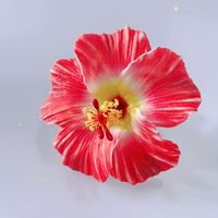 Mode Artificielle Foam11cm Hibiscus Fleur Cheveux Pick KN-hf100 Grand Eva Mousse Hawaïenne Fleur pour la Décoration