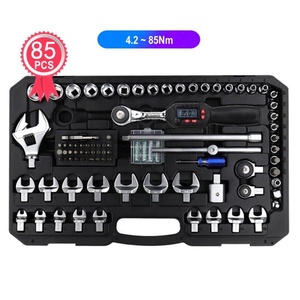 85 PCS 9x12mm Driver Interchangeable Digital <b>Torque</b> Wrench Tool <b>Set</b> Steel Easy Operation DIY Repairing OEM - Product Image 4