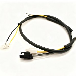 工厂定制继电器线束黑色连接器IP65防护等级PVC护套耐用线束适用于摩托车工业汽车 - Product Image 1