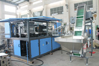 Système de soufflage automatique à grande vitesse à 6 cavités pour bouteilles en plastique 12000-13000 BPH Remplissage d'eau 380V 5000kg
