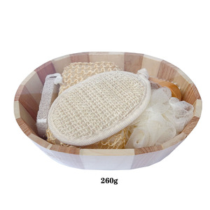 Ensemble de bain en loofah de <span class=keywords><strong>konjac</strong></span> naturel pour femmes, <span class=keywords><strong>éponge</strong></span> <span class=keywords><strong>exfoliante</strong></span> en loofah, brosse pour le dos, brosse pour le corps, <span class=keywords><strong>éponge</strong></span>s de douche en loofah - Product Image 2