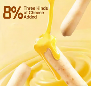 ขนมขบเคี้ยวรสจัดจ้านขายส่ง พร้อมเนยนิวซีแลนด์ บิสกิตชีสสามชั้นกรอบ แครกเกอร์ชีสแท่งกรุบกรอบ - Product Image 2