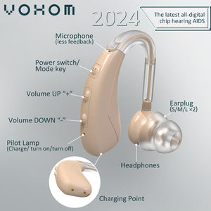 Audifonos เครื่องช่วยฟังแบบชาร์จไฟได้เครื่องขยายเสียงอุปกรณ์สำหรับหู RIC BTE คล้ายกับเครื่องช่วยฟังสำหรับ sortos - Product Image 2