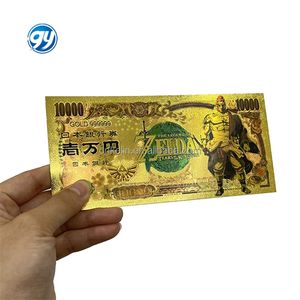 Juego Completo al por Mayor de Billetes de 10000 Yenes del Anime Japonés, Billete de Banco con Lámina de Oro de 24k, Tarjeta <span class=keywords><strong>Zelda</strong></span> Tears of the Kingdom - Product Image 4