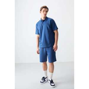 Polo en coton Oxford pour homme Parliament, manches courtes, respirant, coupe ample, t-shirt basique 88382 - Product Image 2