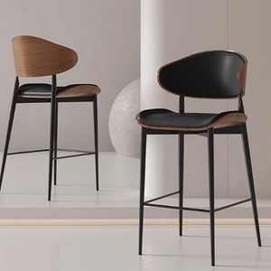 <span class=keywords><strong>Tabouret</strong></span> <span class=keywords><strong>de</strong></span> <span class=keywords><strong>bar</strong></span> en fer <span class=keywords><strong>de</strong></span> style industriel italien moderne avec dossier incurvé <span class=keywords><strong>et</strong></span> revêtement en cuir, chaise <span class=keywords><strong>de</strong></span> <span class=keywords><strong>bar</strong></span> réglable en hauteur pour comptoir - Product Image 5