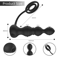 Plug anal sans fil pour masturbation anale avec vibration à 10 fréquences Masseur de la prostate pour hommes femmes Nouveau jouet sexuel anal