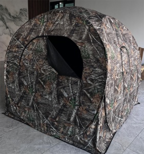 Tienda plegable Oxford de alta calidad para actividades de invierno al aire libre, dos dormitorios cuadrados para caza, pesca en hielo, tiro, senderismo - Product Image 5