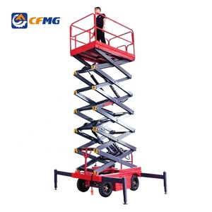 Plate-forme <span class=keywords><strong>élévatrice</strong></span> à ciseaux manuelle mobile électrique CFMG CE à <span class=keywords><strong>prix</strong></span> bon marché - Product Image 1