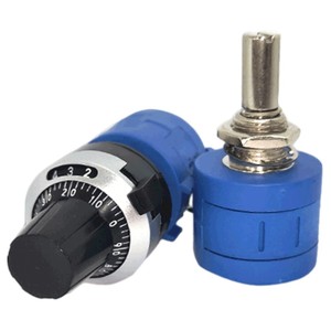 1k <span class=keywords><strong>5k</strong></span> 10k 20k 50k100K WXD 3590 10 Turns Potenciômetro, Tipos de Potenciometro - Product Image 4