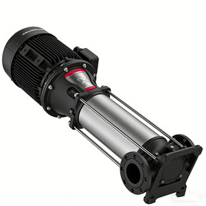 Pompe centrifuge multi-étages verticale Grundfos série CR 1, à moteur électrique triphasé, pour l'hydraulique des bâtiments - Product Image 3
