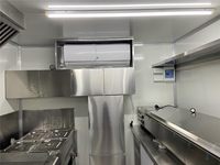 Remorque mobile à double essieu pour café et nourriture, entièrement équipée, cuisine en acier inoxydable, remorque de concession, snack, bonbons, bière en plein air