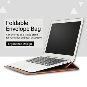 For MacBook Air Portable 13.3 Inch Laptop Case Business PU Leather <strong>Envelope</strong> Protective Case for MacBook Pro 15.4 Inch - Product Image 3