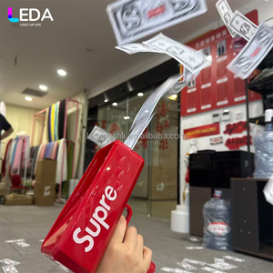 Pistola de Billetes LEDA de Color Personalizado, Accesorios para Fiestas y Eventos, Pistola de Dinero Eléctrica de Plástico para Bodas - Product Image 2