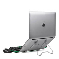 Soporte de aluminio para portátil con diseño plegable y peso ligero, bueno para disipar el calor