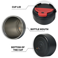 Gobelets personnalisés en acier inoxydable de 20oz et 30oz tasses à café et à eau isolées sous vide avec logo gravé au laser