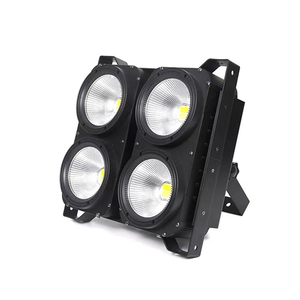 4x100W COB LED <span class=keywords><strong>Blinder</strong></span> Spotlight Putih Hangat & Dingin DMX512 Lampu Panggung untuk Pertunjukan KTV Dj Pernikahan Klub Bar Pesta - Product Image 2