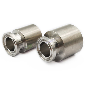 Adaptateur de raccordement sanitaire en acier inoxydable à trois colliers, connecteur de tuyau femelle 1/2 pouce x 3/4 pouce, Tri-Clamp femelle <span class=keywords><strong>BSPP</strong></span> NPT - Product Image 5