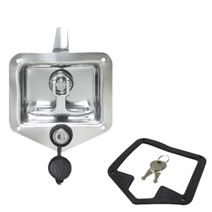 Truck Tool <b>Box</b> <b>Locks</b> with Waterproof Feature Mirror Polished Curved Folding Handle Key Unlock - Product Image 3