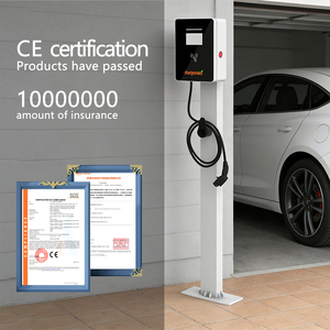 สถานีชาร์จรถยนต์ไฟฟ้าคุณภาพสูง 7KW ใหม่ มาตรฐาน CE IP54 ระบบสมาร์ท OCPP 2.0.1 สำหรับใช้งานเชิงพาณิชย์ แบบติดตั้งบนพื้น/ผนัง - Product Image 6