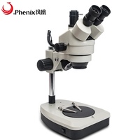 Microscope stéréo numérique Phenix Zoom XTL-165-CT 7X-45X avec écran LCD tactile de 10,5 pouces pour la réparation de téléphones et de circuits imprimés
