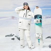 Combinaison de ski unisexe personnalisée OEM, combinaison de neige imperméable à séchage rapide, vêtements de sport une pièce pour hommes et femmes