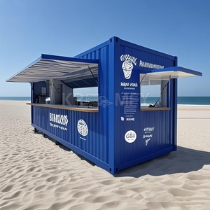 Quiosco de Acero Prefabricado para Exteriores con Panel Sándwich y Diseño de Cafetería Desplegable, Móvil y Transpirable - Product Image 2