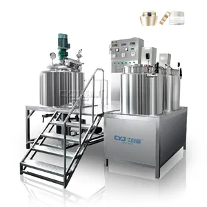 Mezclador DE ALTO cizallamiento de acero inoxidable CYJX, emulsionante al vacío para ungüento, homogeneizador de vapor en línea, máquina homogeneizadora
