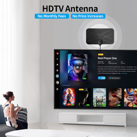 Vente chaude antenne de télévision numérique intérieure à gain élevé 4K DVB T2 avec amplificateur antenne de télévision chinoise de nouvelle génération