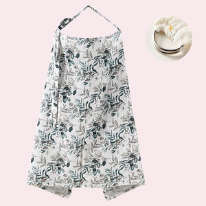 Funda de lactancia para lactancia de bebé-Fundas de lactancia de muselina para mujeres lactantes, transpirables, escote de arco suave - Product Image 6