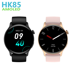Reloj Inteligente HK85 2026 con Pantalla Redonda AMOLED Ultra HD de 1.43'', Llamadas NFC/BT, Control por Voz con IA, Correa de Silicona, Función de Brújula - Product Image 3