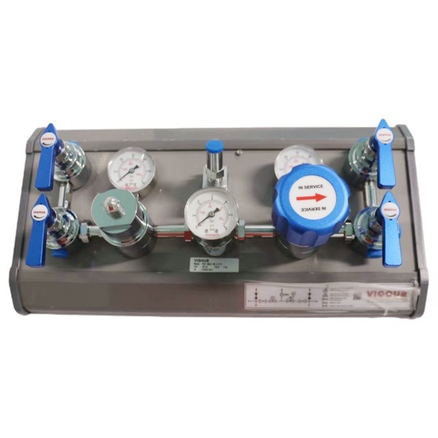 VIGOUR Automatic Change-over Gas Control Panel System LPG Propane Argon Acetylene Natural Gas Helium Pressure Control Features