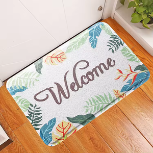 Tapis en PVC rouge spaghetti sans support en rouleau - Product Image 6