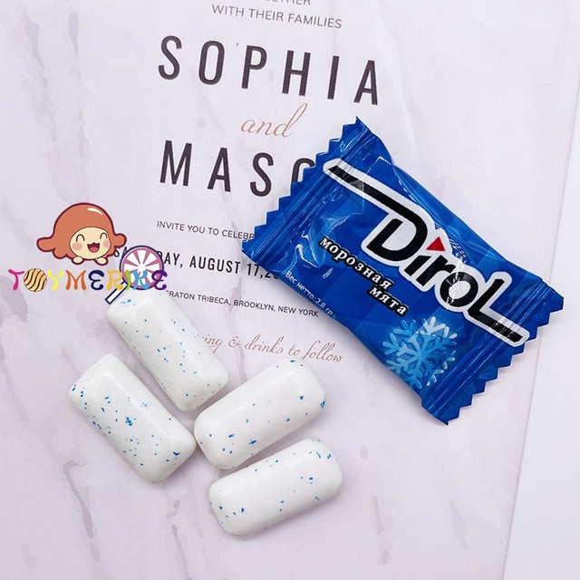 Sugar Free Chewing Gum with Mint and Fruity Flavors Bulk Box Packaging TOYMERIKE Brand